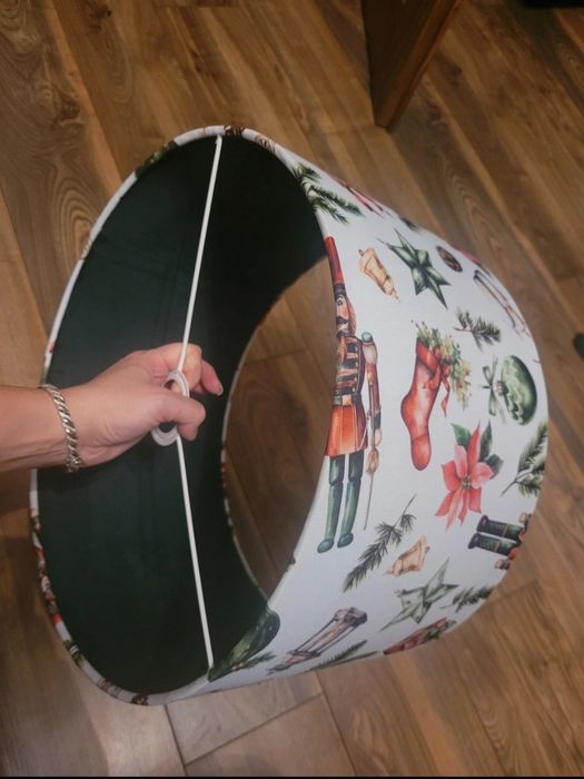 Abażur świąteczny ozdoba na święta dziadek do orzechów