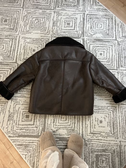 Коричнева дублянка zara, стан ідеальний