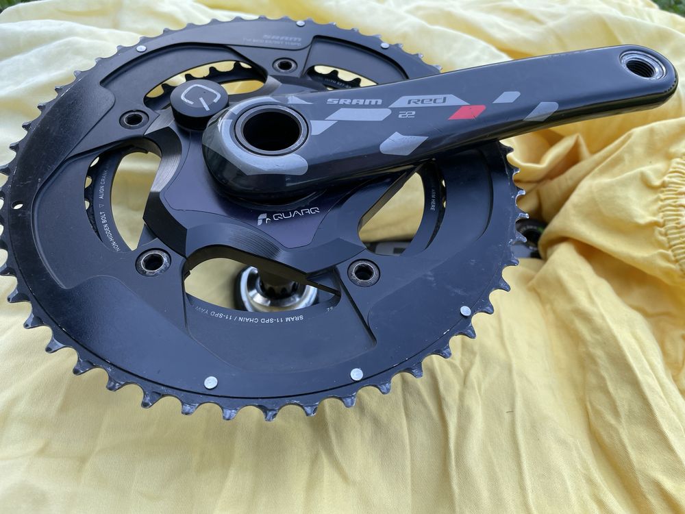 Sram Red22 z Quarq mechanizm korbowy Exogram X-glide