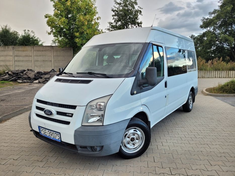 Ford Transit mk7 2.2 TDCI 110km-9 osobowy-Klima-2006 rok-Hak