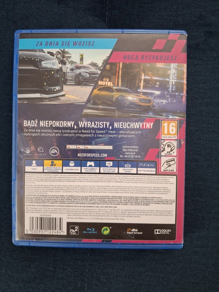 NFS Heat PL PS4 PS5 po polsku dubbing Need For Speed