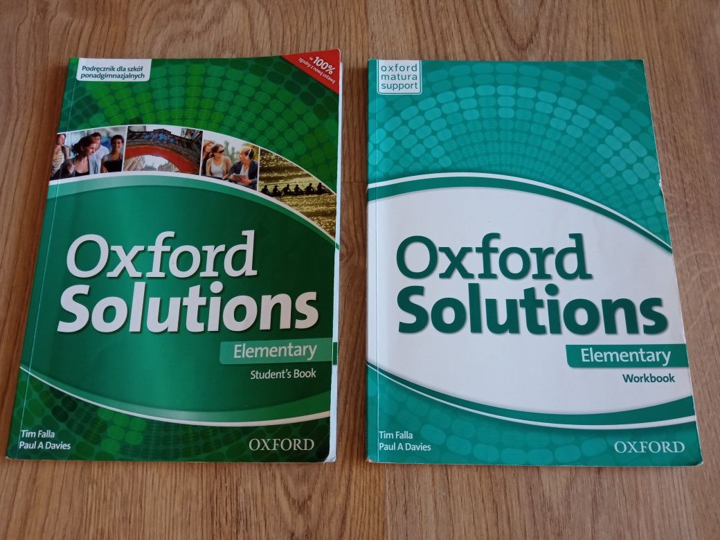 Podręcznik i ćwiczenia Oxford Solutions Elementary język angielski