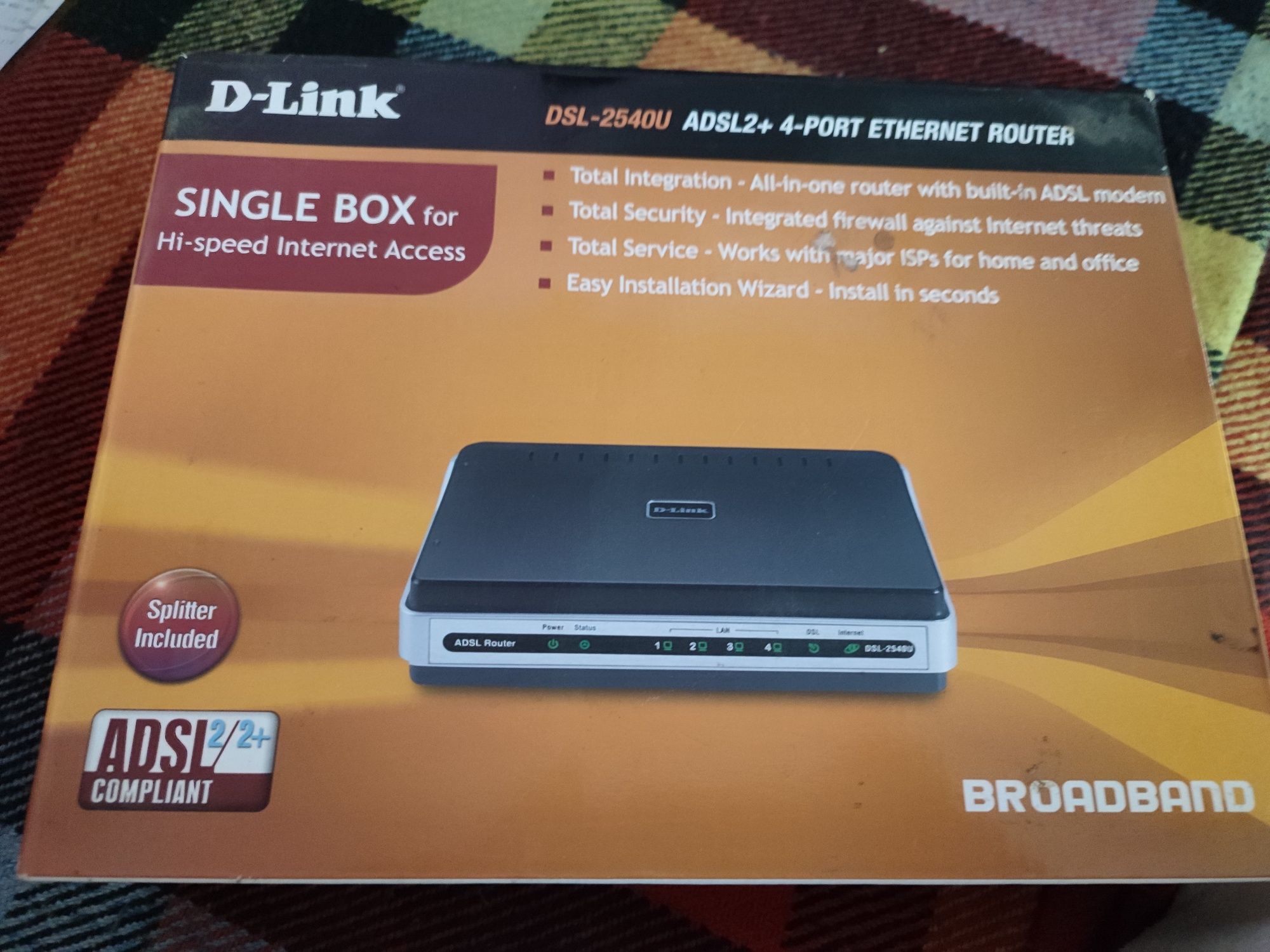 Роутер D-Link DSL-2540U