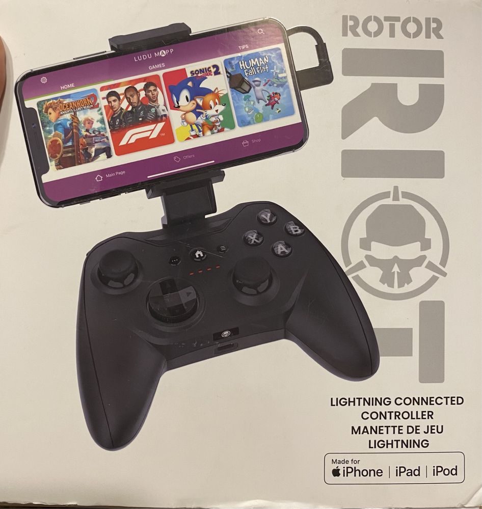Джойстик Rotor Riot Wired Video Game & Drone Controller iPhone