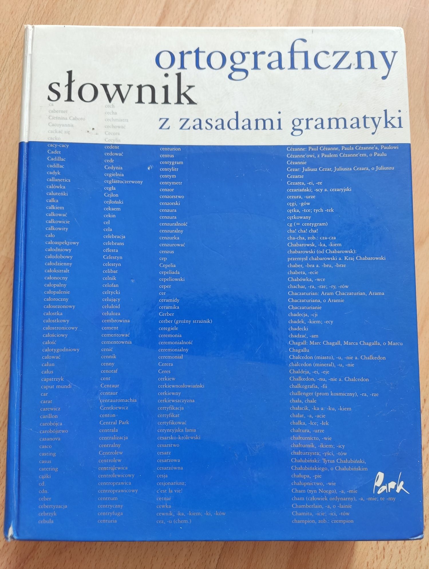 Ortograficzny słownik z zasadami gramatyki