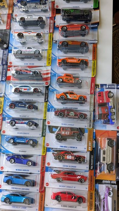 Американці Хот Вілс Маслкари Hot Wheels Моделі Машинки 1:64 Muscle