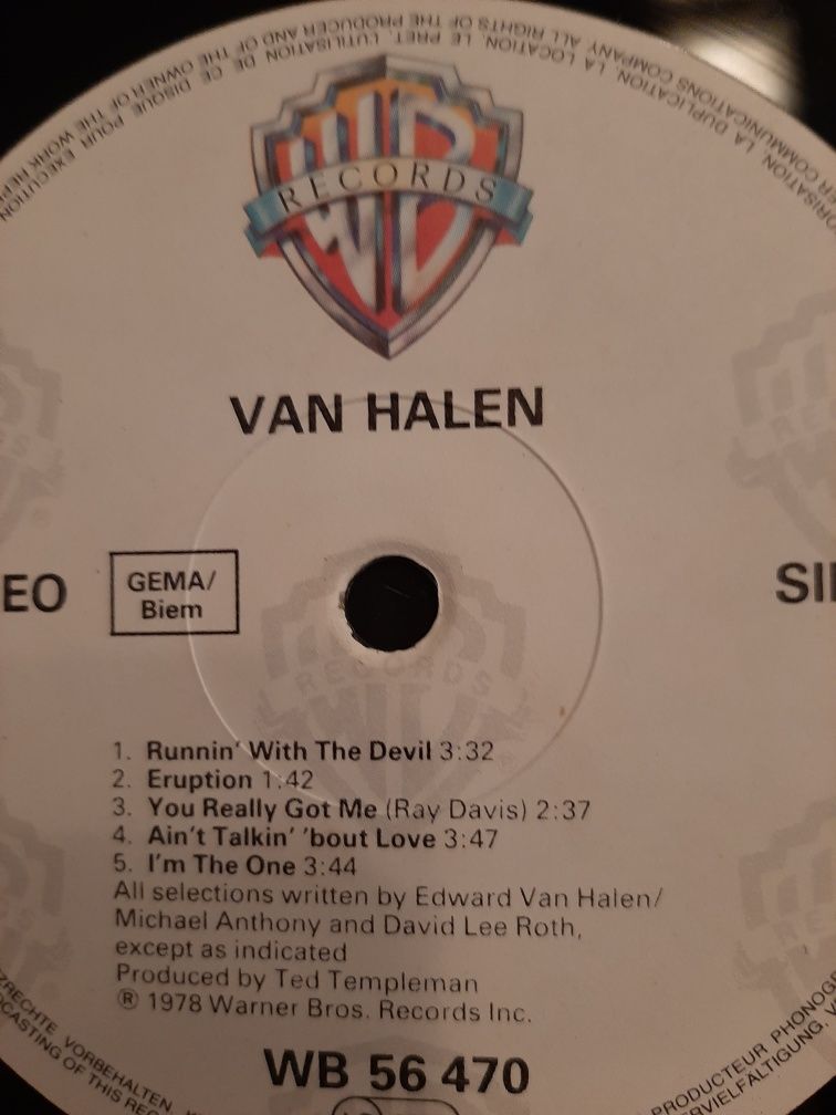 Płyty winylowe Van Halen ,Judas Priest - 1-press ceny do 100 zł szt