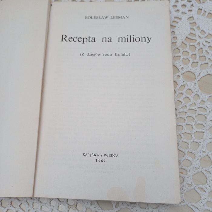 Recepta na miliony B. Lesman 1967