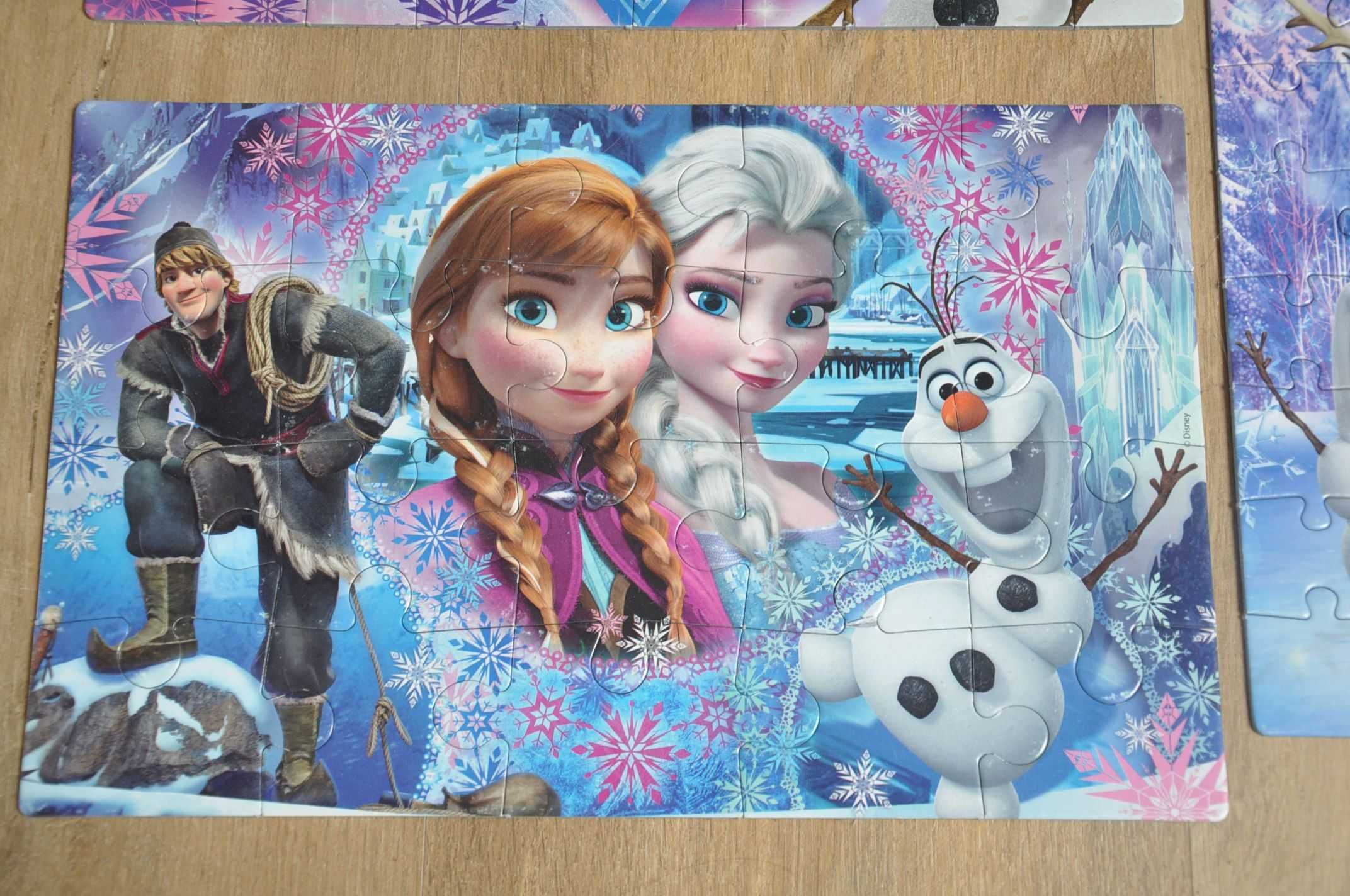 PUZZLE Frozen 4 w 1- Kraina Lodu Clementoni, Disney ( 20,60,100,180 )