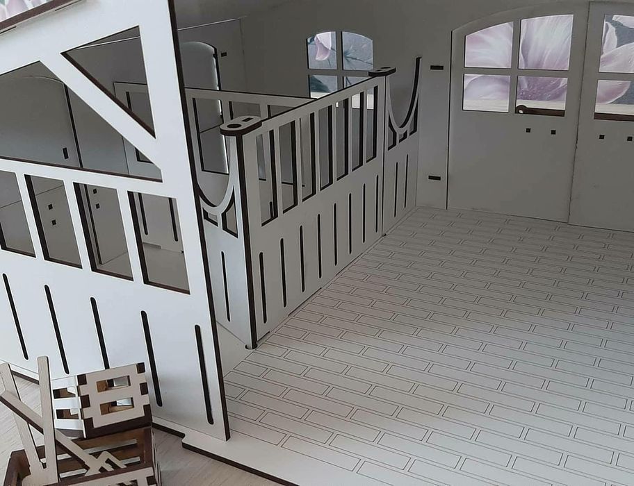 Конюшня шляйх, загін для коників, конюшня для лошадей Schleich