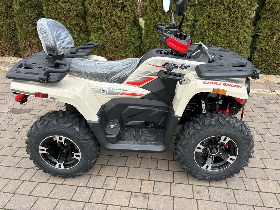 Hit Quad Asix CHALLENGER 300/Homologacja+pług+kufer/transport/Raty !!!