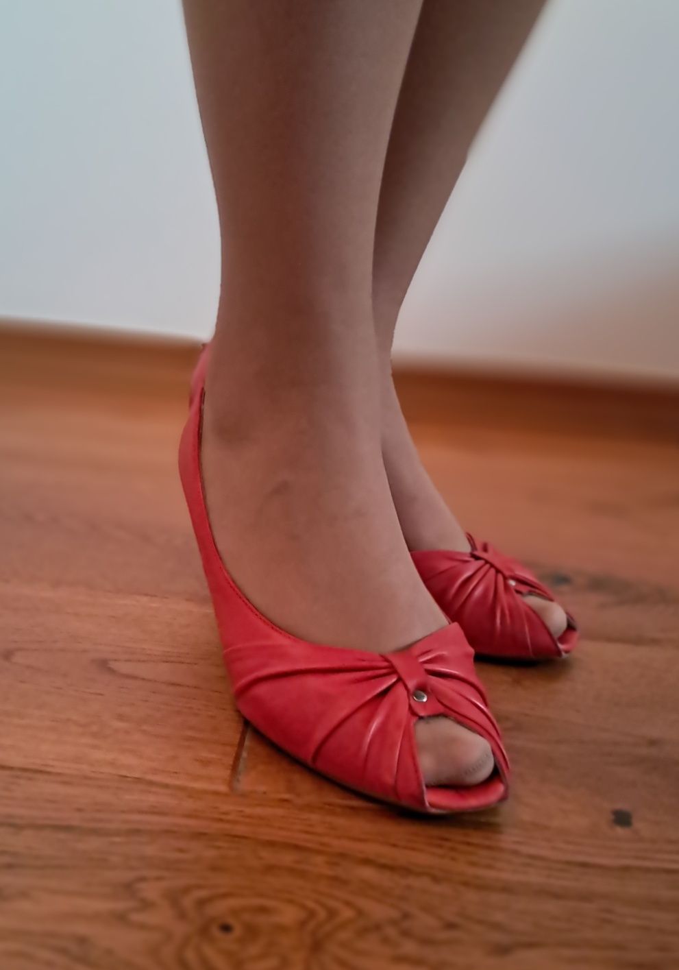 Czółenka open toe 38,5
