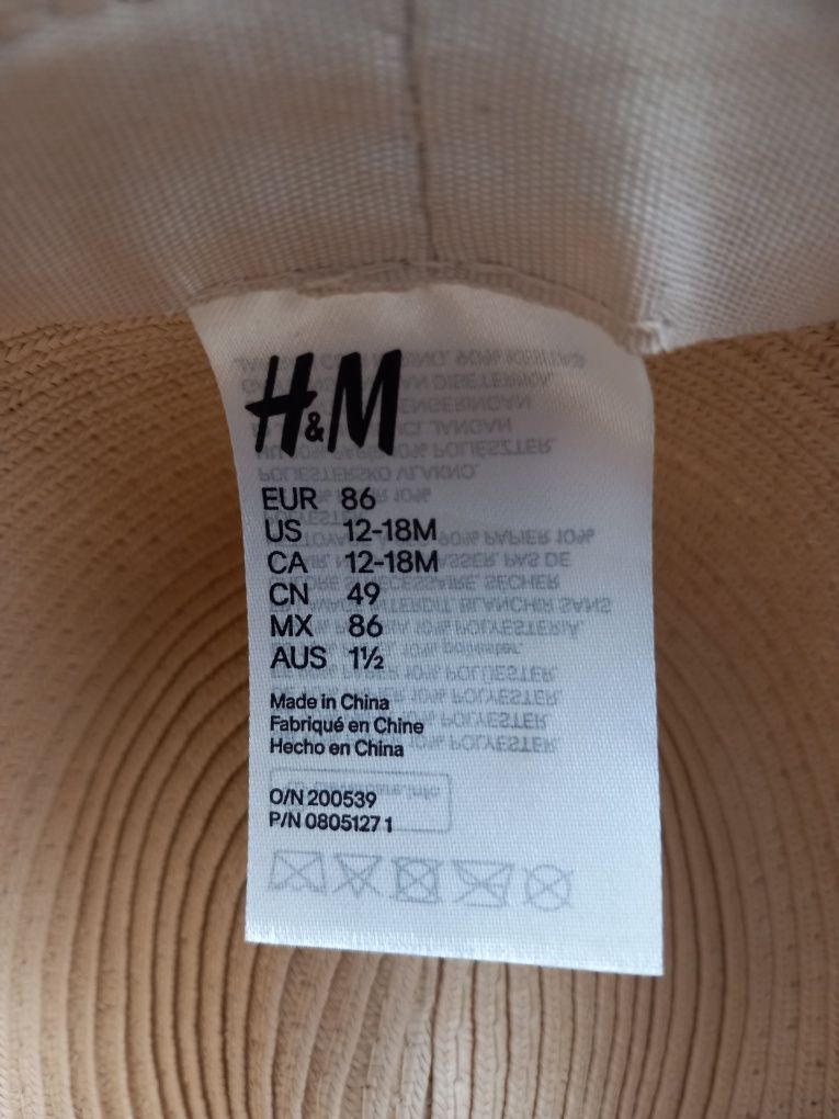 Kapelusz słomkowy H&M