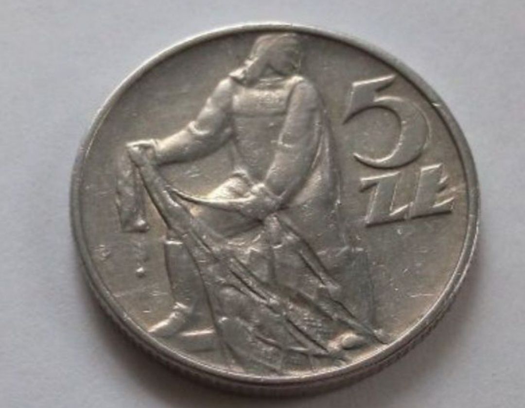 4 monety 5 zł. 1960 itp.