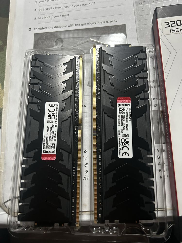 ОЗП Kingston DDR4 16GB (2x8GB)