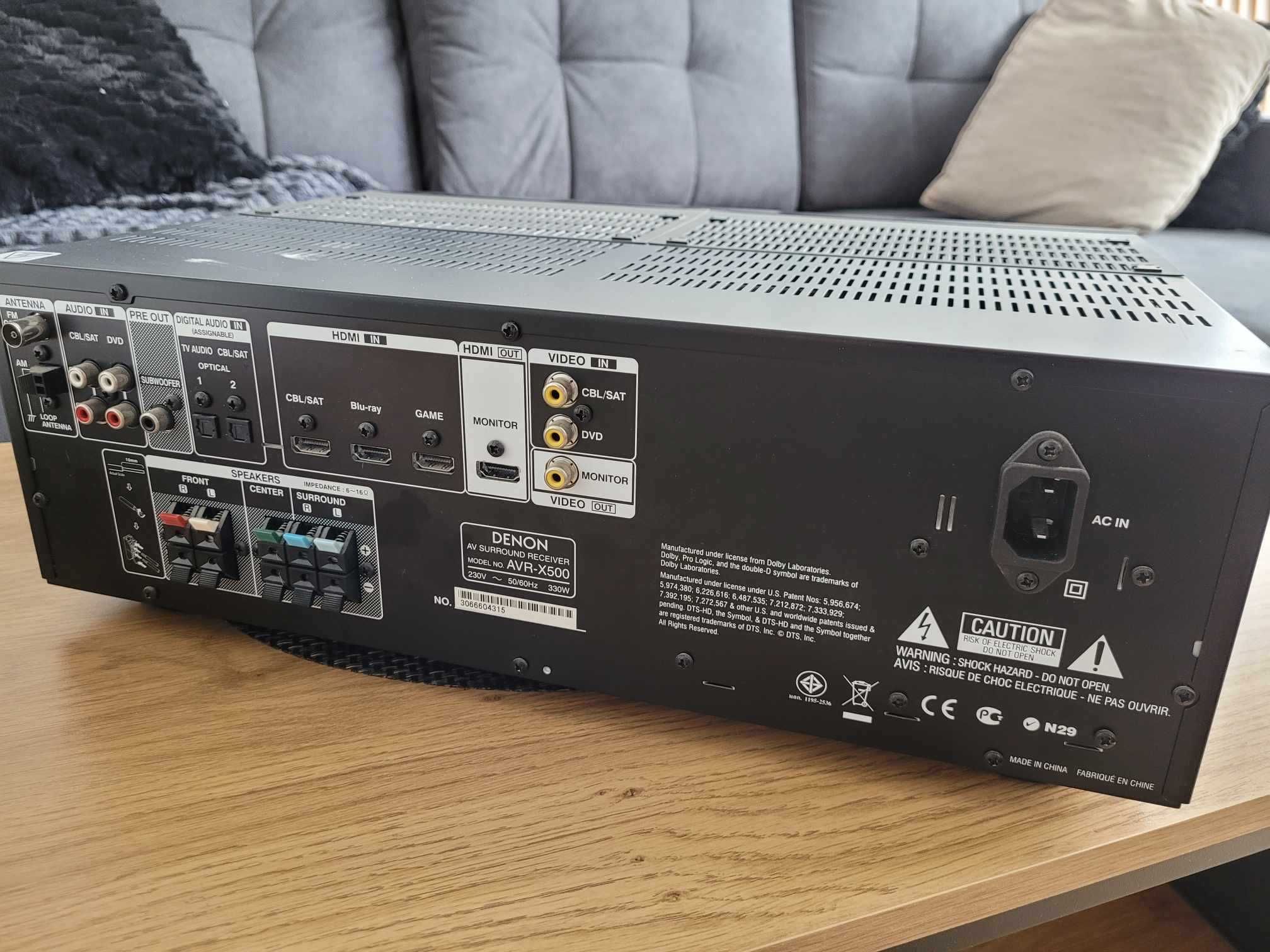 Kino Domowe Eltax + Amplituner Denon Avr-x500