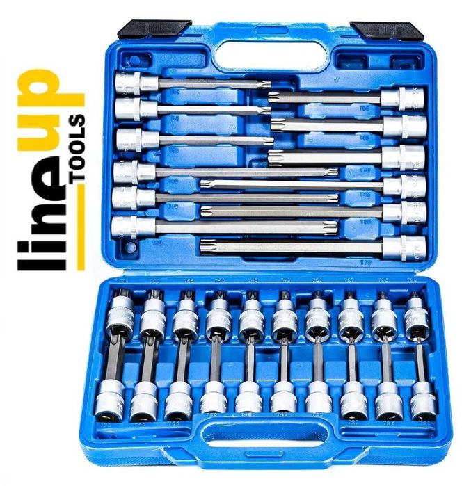 Jogo de Chaves de Torx 1/2 T20-T70 32 unid (C/Iva)