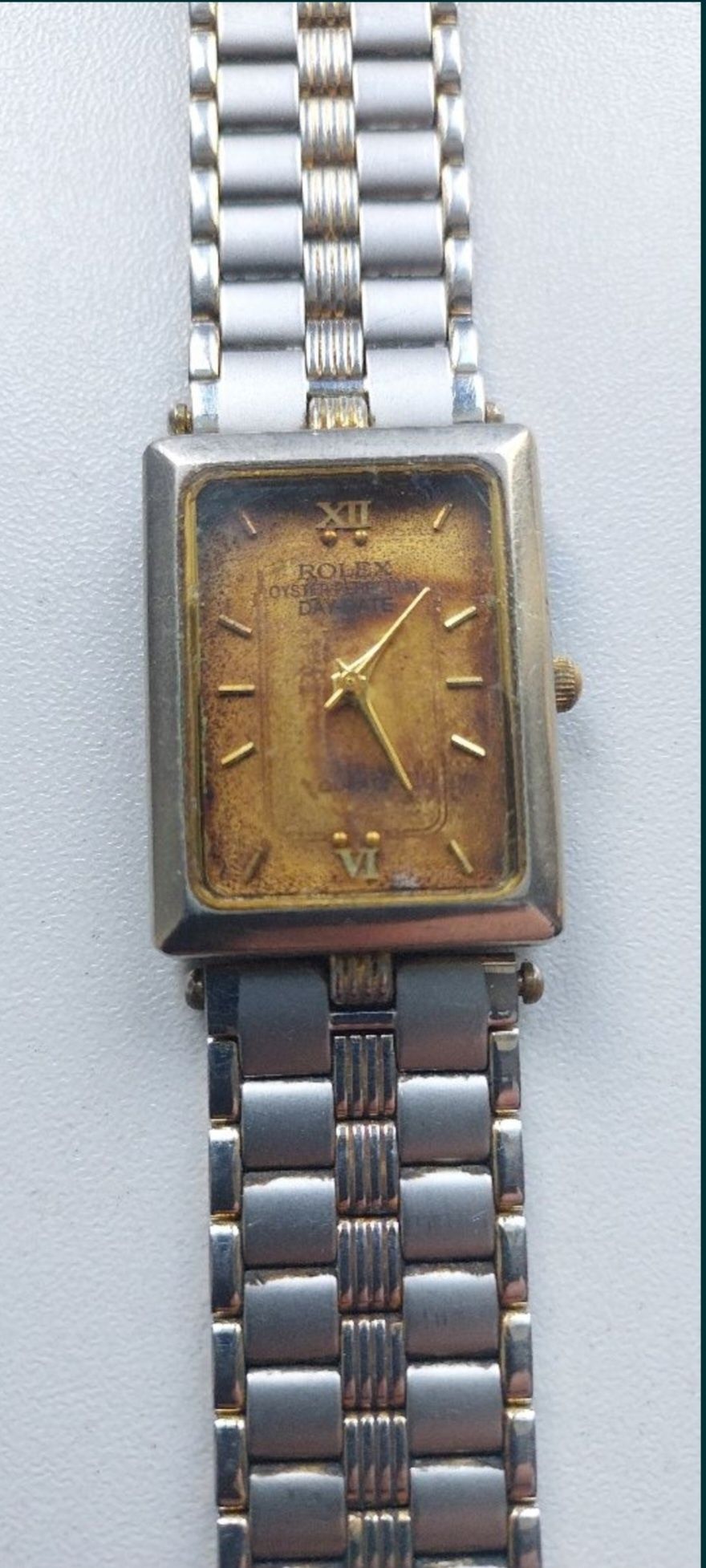 Zegarek damski rolex uszkodzony