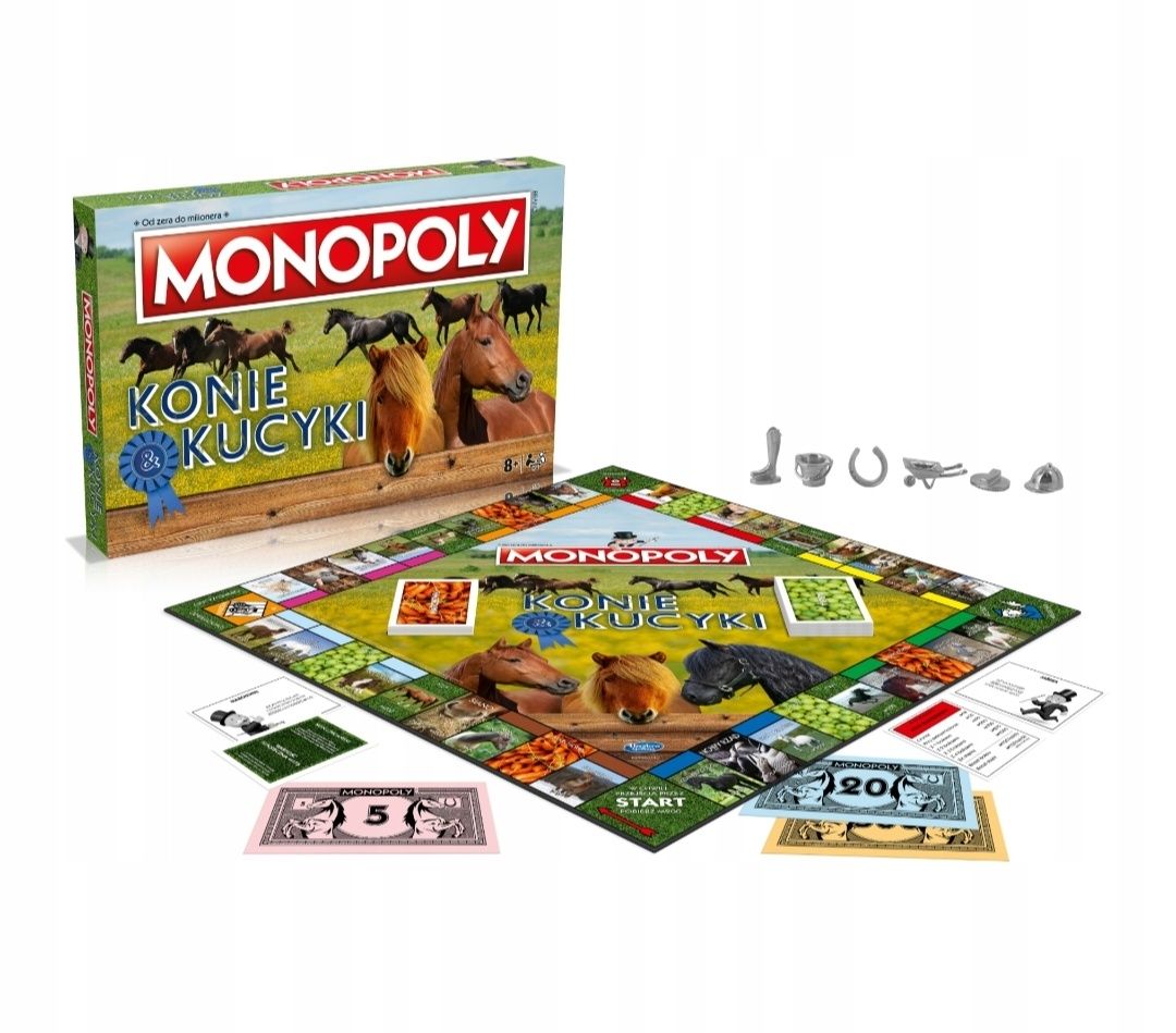 Hasbro Monopoly Konie i Kucyki Super Gra dla całej Rodziny WROCŁAW