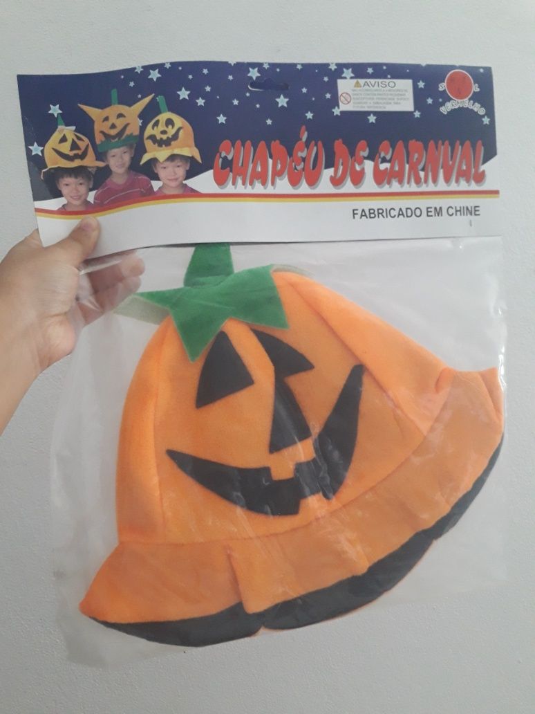 Chapéus de Halloween Criança 100% novos e embalados