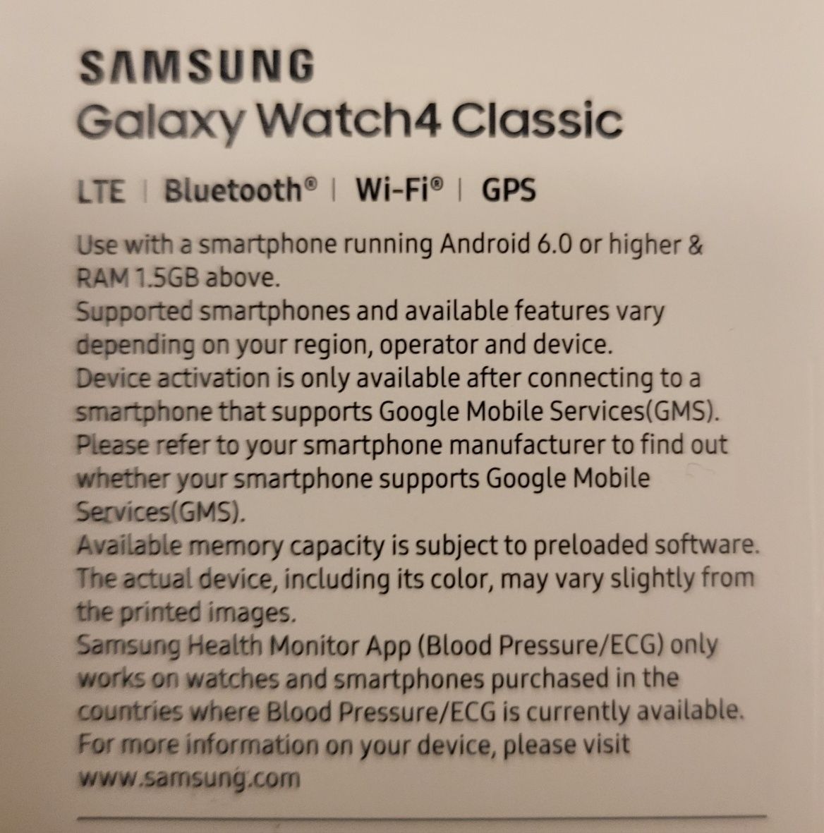 Zegarek Smartwatch SAMSUNG Watch 4 Classic SM-R895FZ 46mm LTE Gwarancj