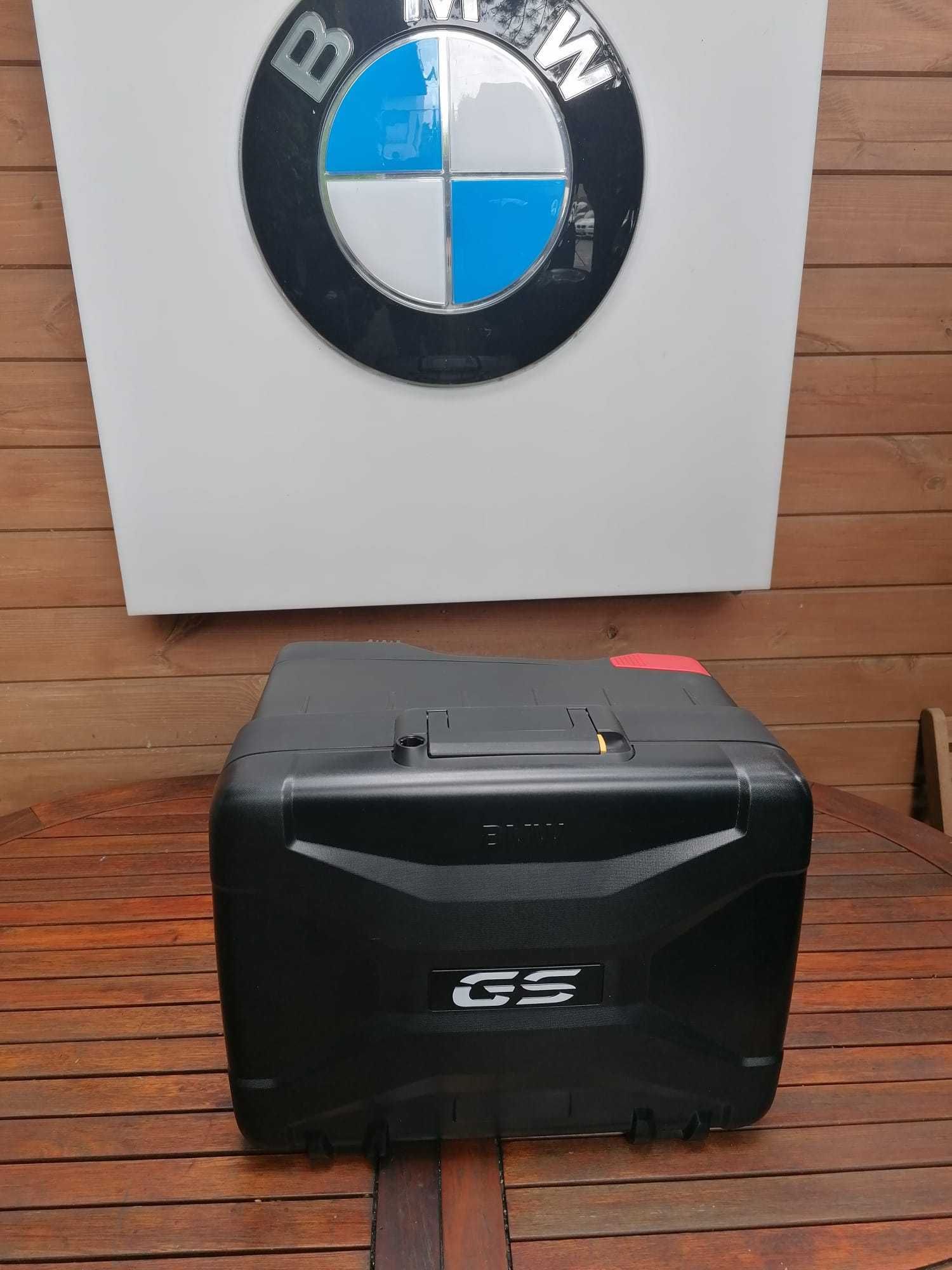 BMW K50 K51 K81 Kufer aluminiowy prawy czarny NOWY oryginalny R1200 GS