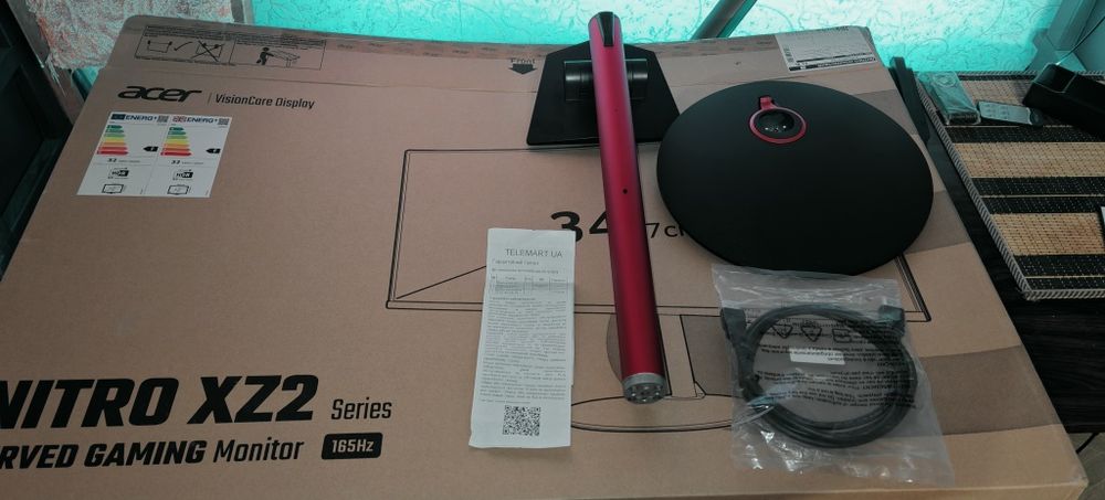 Монитор Acer 34" (165 hz) 3440х1440 (Гарантия 2 ГОДА)
