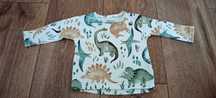 T-shirt z długim rękawem dla chłopca z dinozaurami 56/62 Next