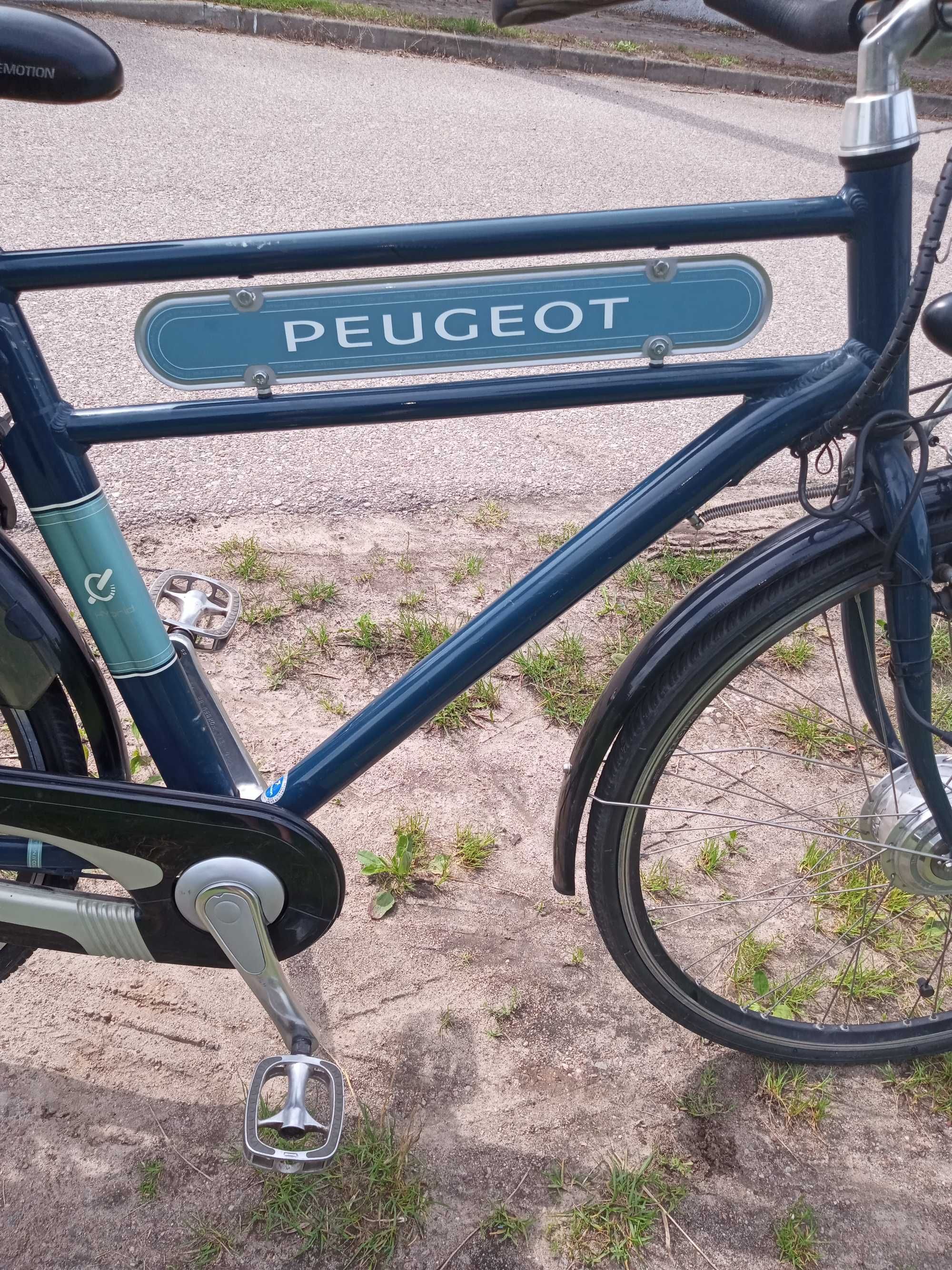 Rower elektryczny męski retro Peugeot