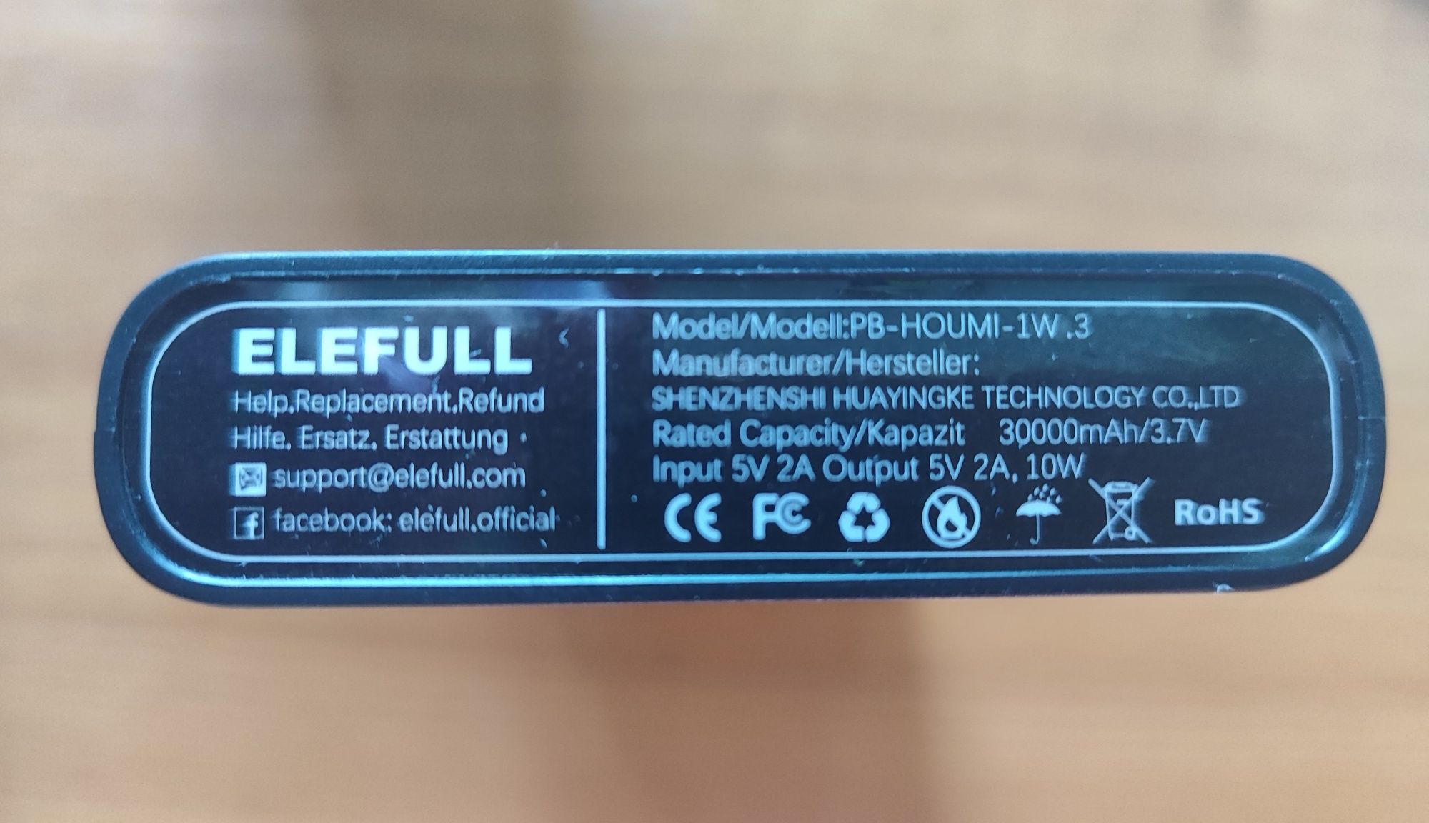 POWER BANK ELEFULL 30000 mAh. Портативна зарядка Повербанк на 30000mА