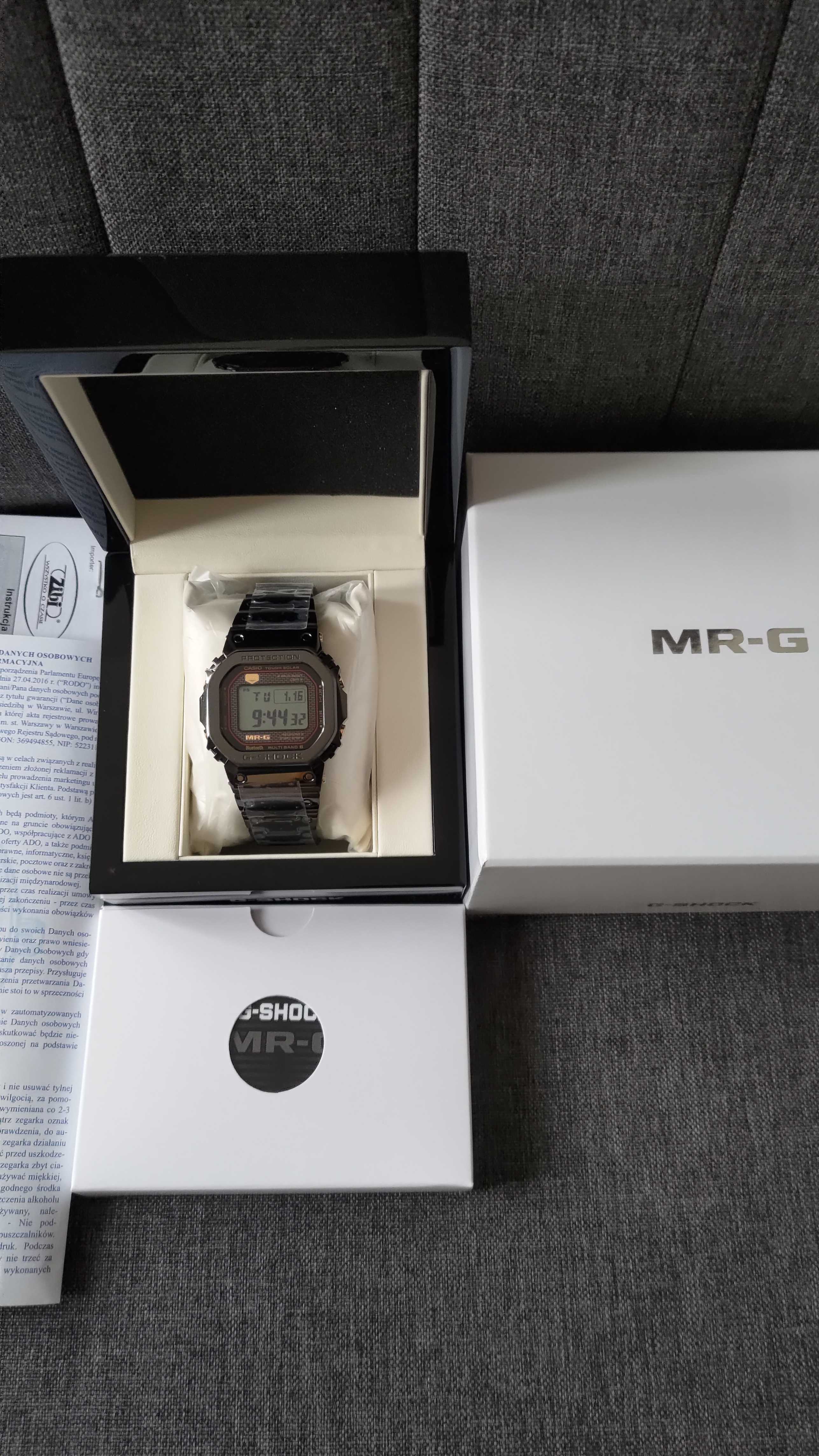 Zegarek Casio G-Shock Titanium MRG-B5000B-1DR, 6 lat gwarancji