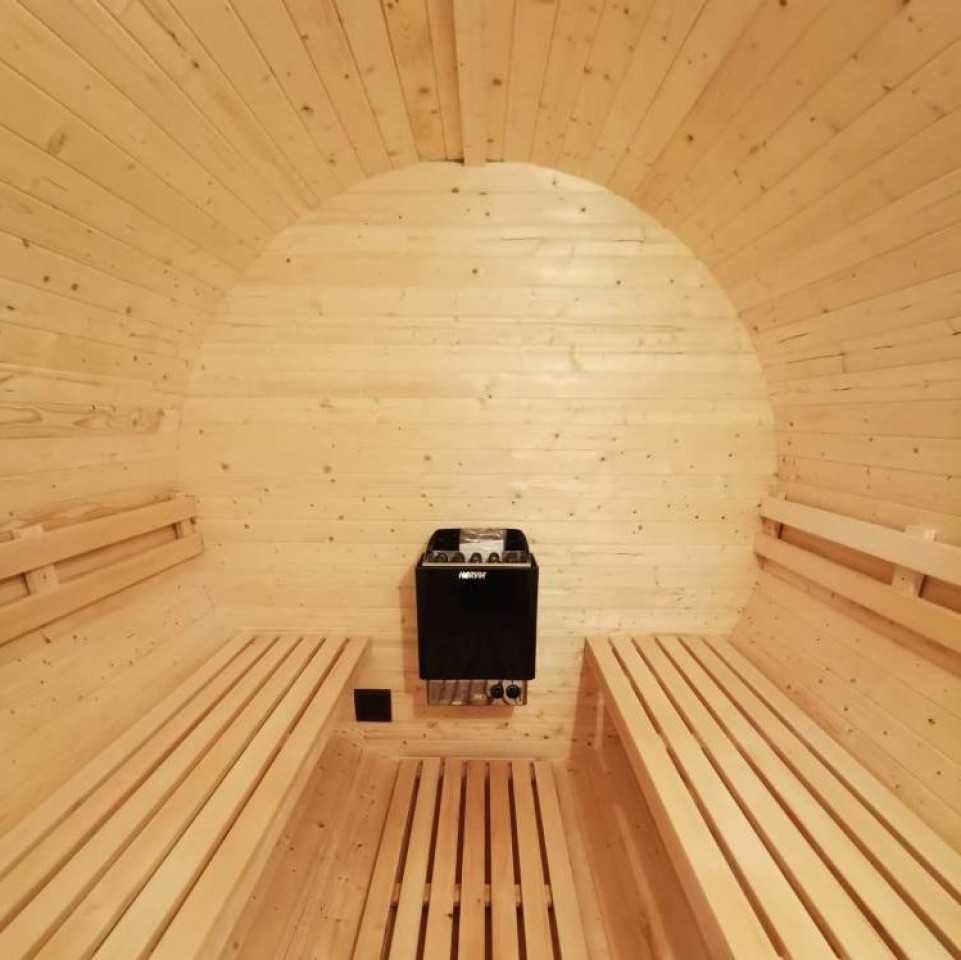 Sauna ogrodowa beczka, kompletna, PROMOCJA / Raty 0%