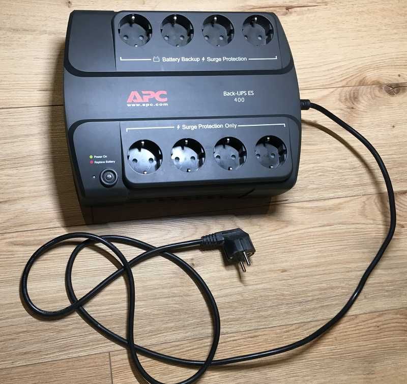 ДБЖ, стабілізатор напруги, мережевий фільтр - APC Back-UPS ES 400