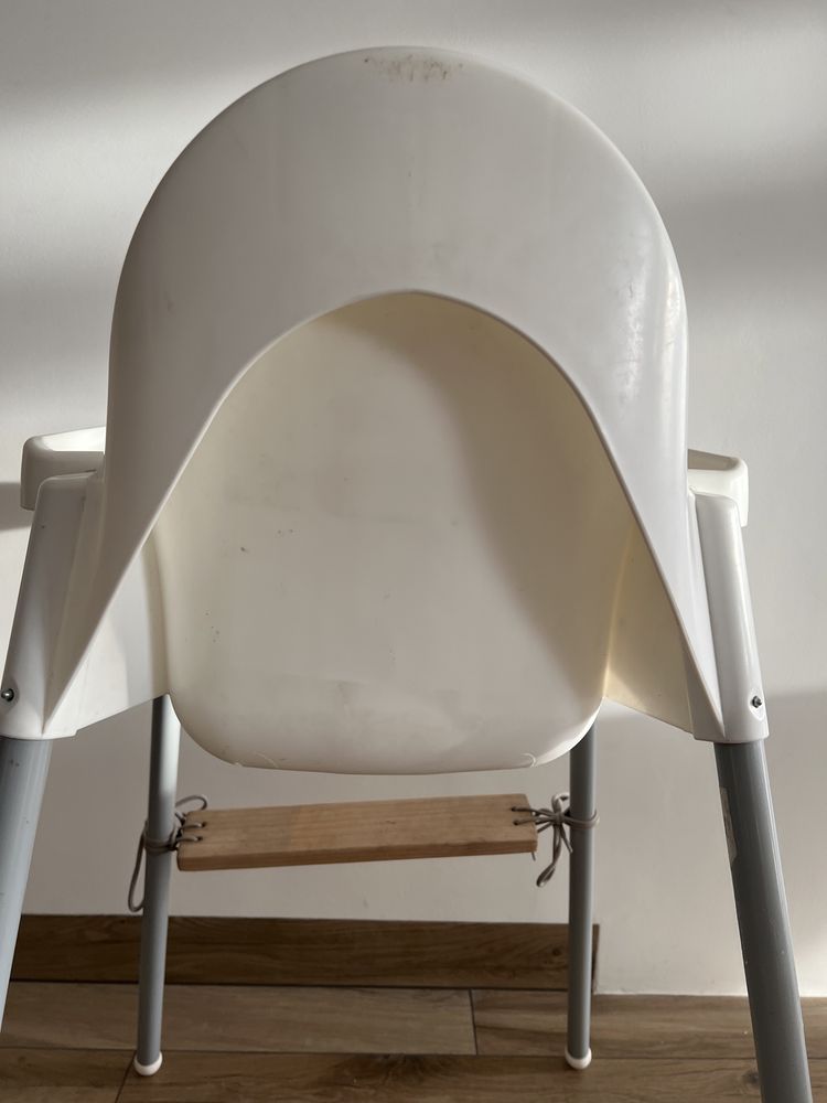 Ikea antilop krzesełko do karmienia z podnóżkiem dziecko niemowle