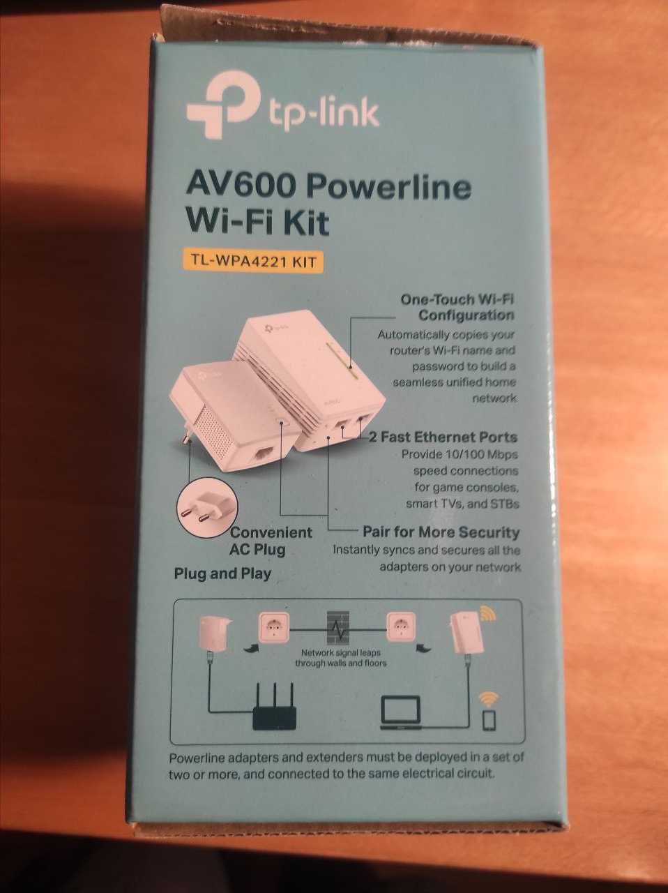 Powerline TP-Link TL-WPA4220 KIT AV600