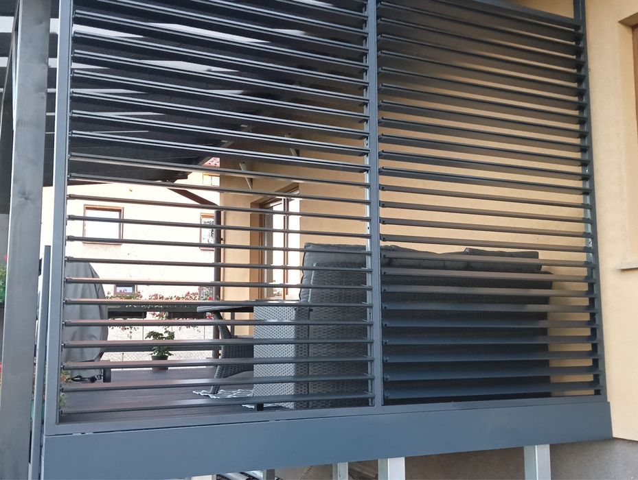 Żaluzje - Tarasowe, Stalowa Rama!