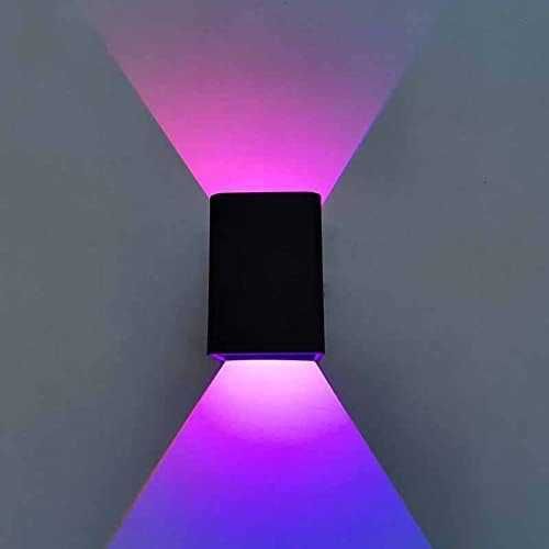 Wewnętrzny kinkiet ścienny RGB Led kinkiety z pilotem Wandlamp
