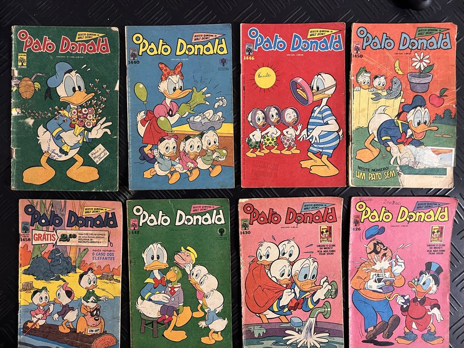 Lote revistas o pato donald editora abril 1979