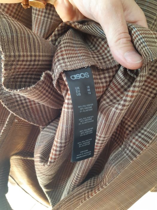 Kombinezon krótki w kratkę