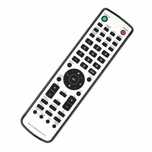 Oryginalny pilot wyświetlacza NEC RU - M117 monitor/TV