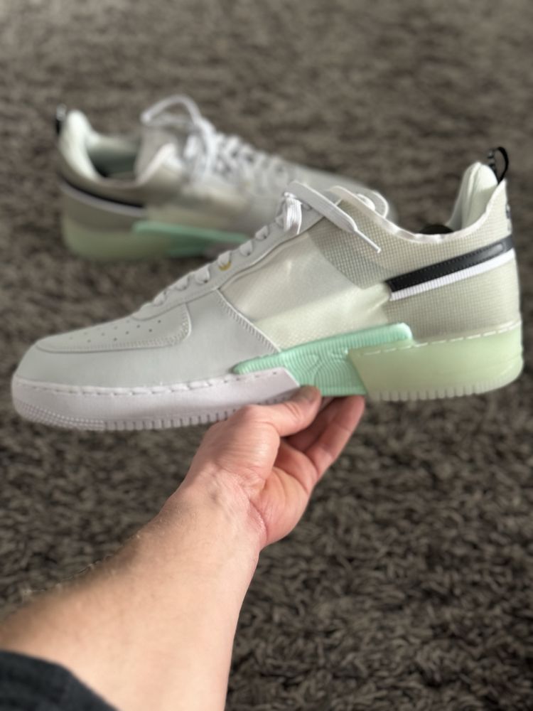 Кроссовки Nike Air Force 1 Low React Mint Foam DM0573-001 34.5 см)