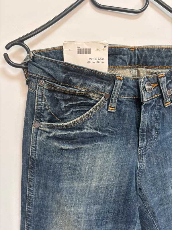 Wrangler Eve W26 L34 Damskie Jeansy Bootcut Fit Dark Blue nowe