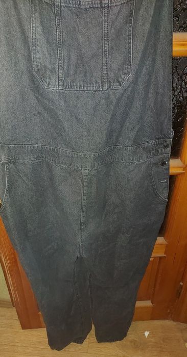 Мужской джинсовый фирменный комбинезон 56-58р