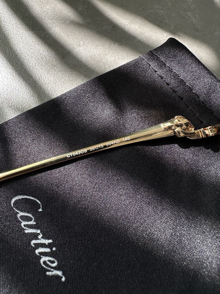 Окуляри Cartier Panthère Black/Gold CT0430S 004 AD 58/15/140