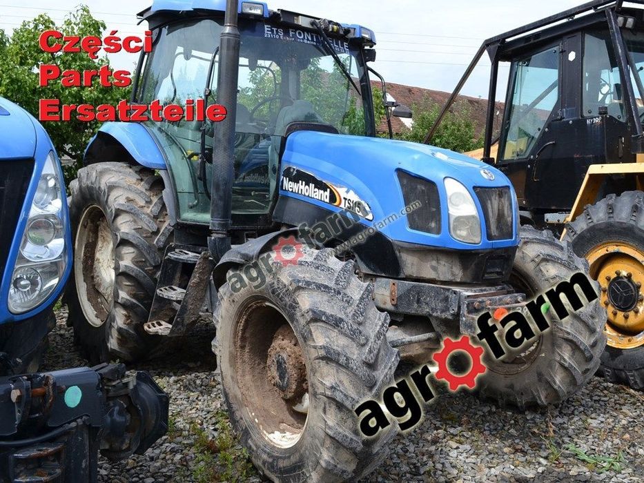 New Holland TS115A części, skrzynia biegów, oś