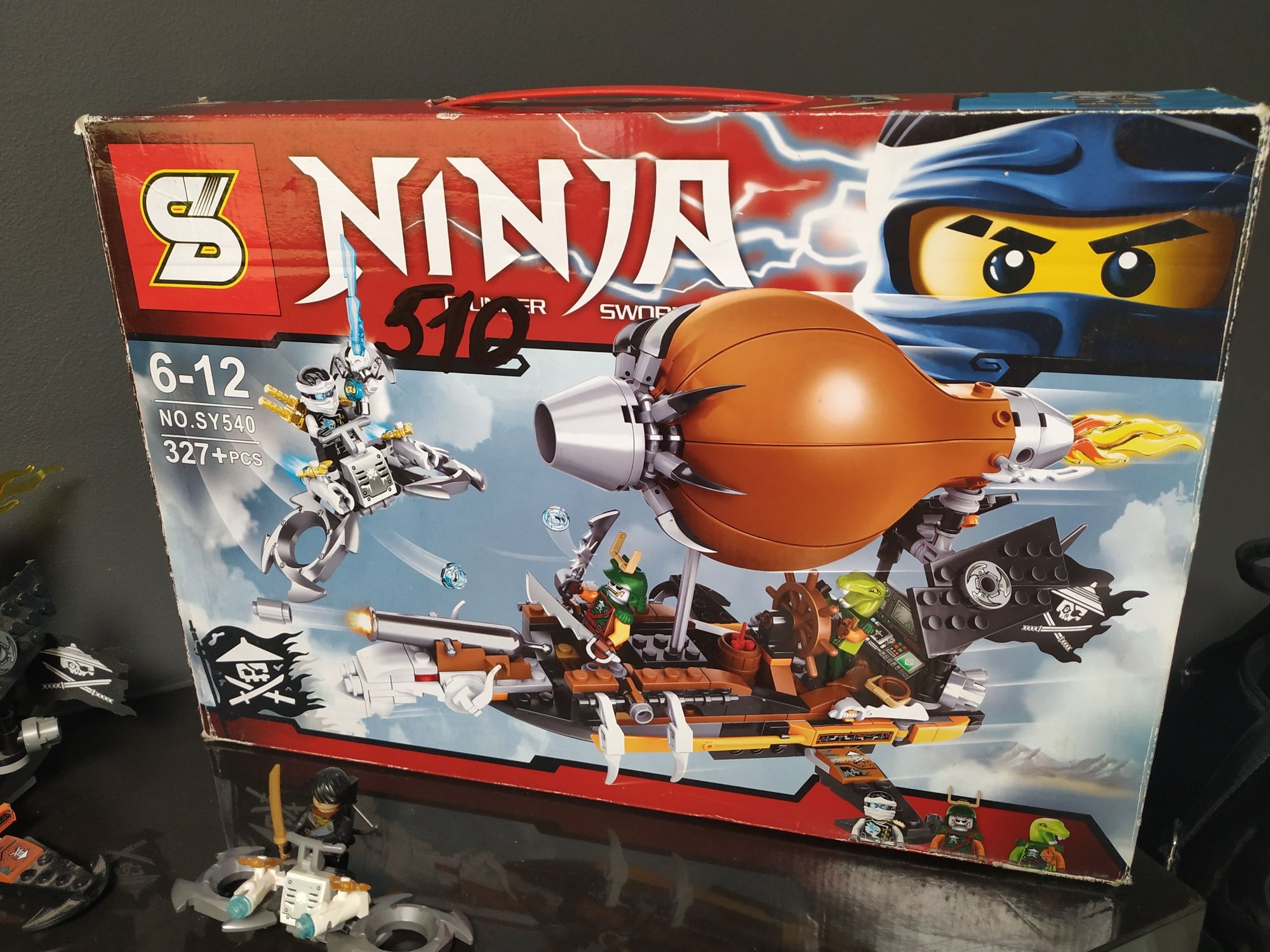 Конструктор Ninja NO. SY540 Дирижабль штурмовик, игрушки для мальчика