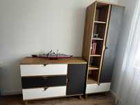 Meble w stylu skandynawskim komoda szafa regał
