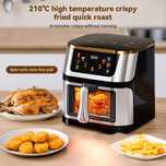 Air Fryer, 12L 1400W, Opiekacz, Frytkownica beztłuszczowa.