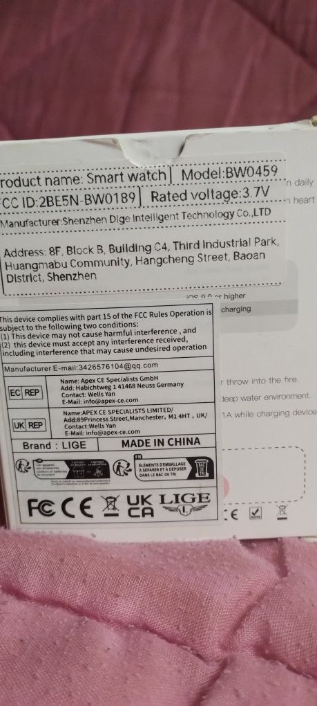 Smartwatch Smart Band C 60