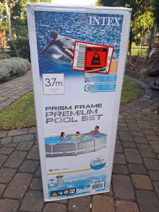 Intex Zestaw basenowy z ramą Prism Frame Pool nowy okazja